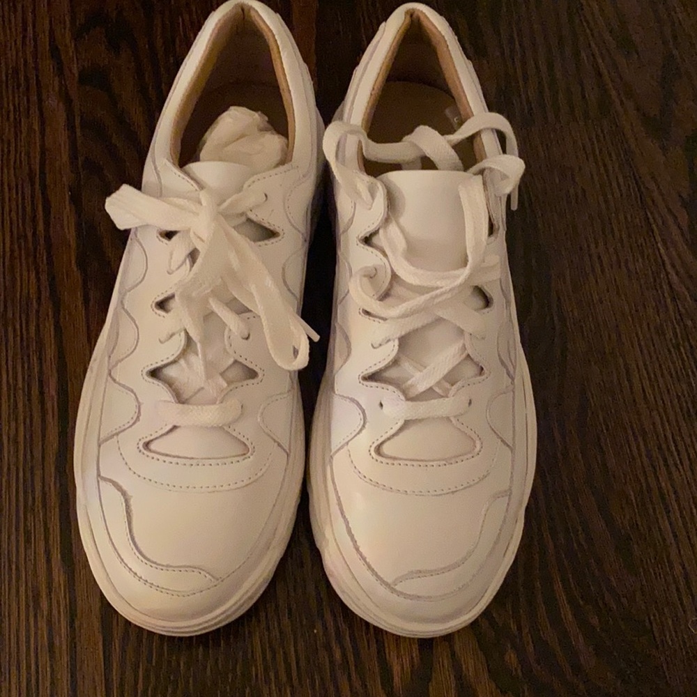 NWT white sneakers by An Hour and a Shower - 38